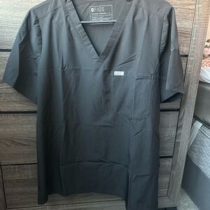 Figs Black Technical Collection Top